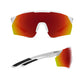 Smith Ruckus Sunglasses - One Size Fits Most - Matte White - Chromapop Red Mirror Lens