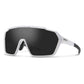 Smith Shift MAG Sunglasses - Matte White - Chromapop Sun Black Lens