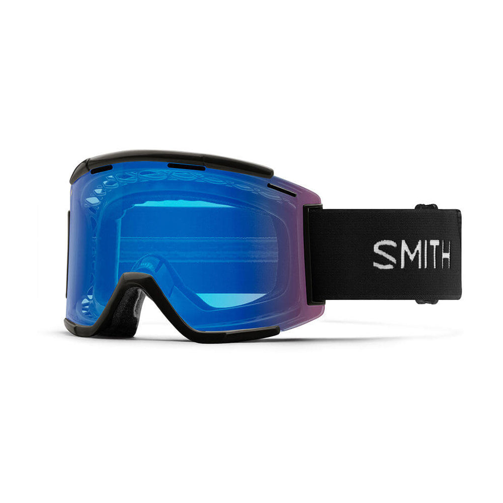 Smith Squad XL MTB Goggles - Black - Chromapop Contrast Rose Flash Lens