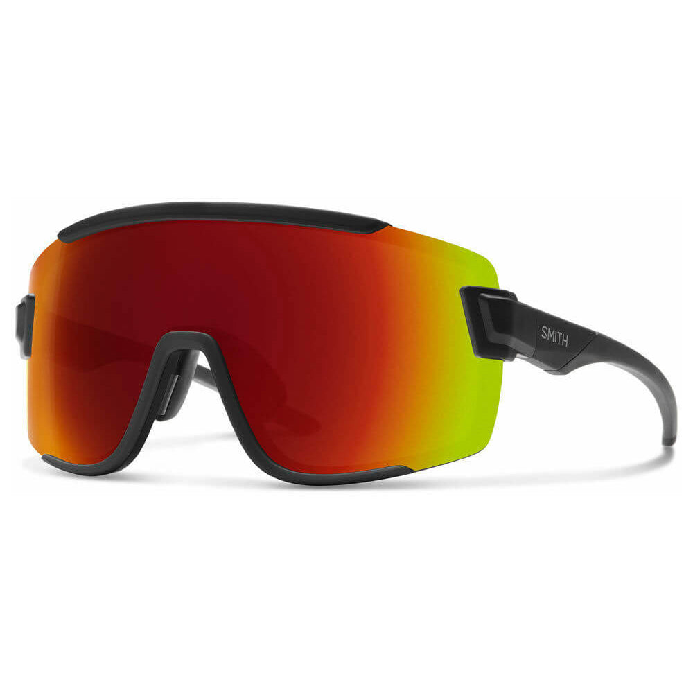 Smith Wildcat Sunglasses - Matte Black - Chromapop Sun Red Mirror Lens