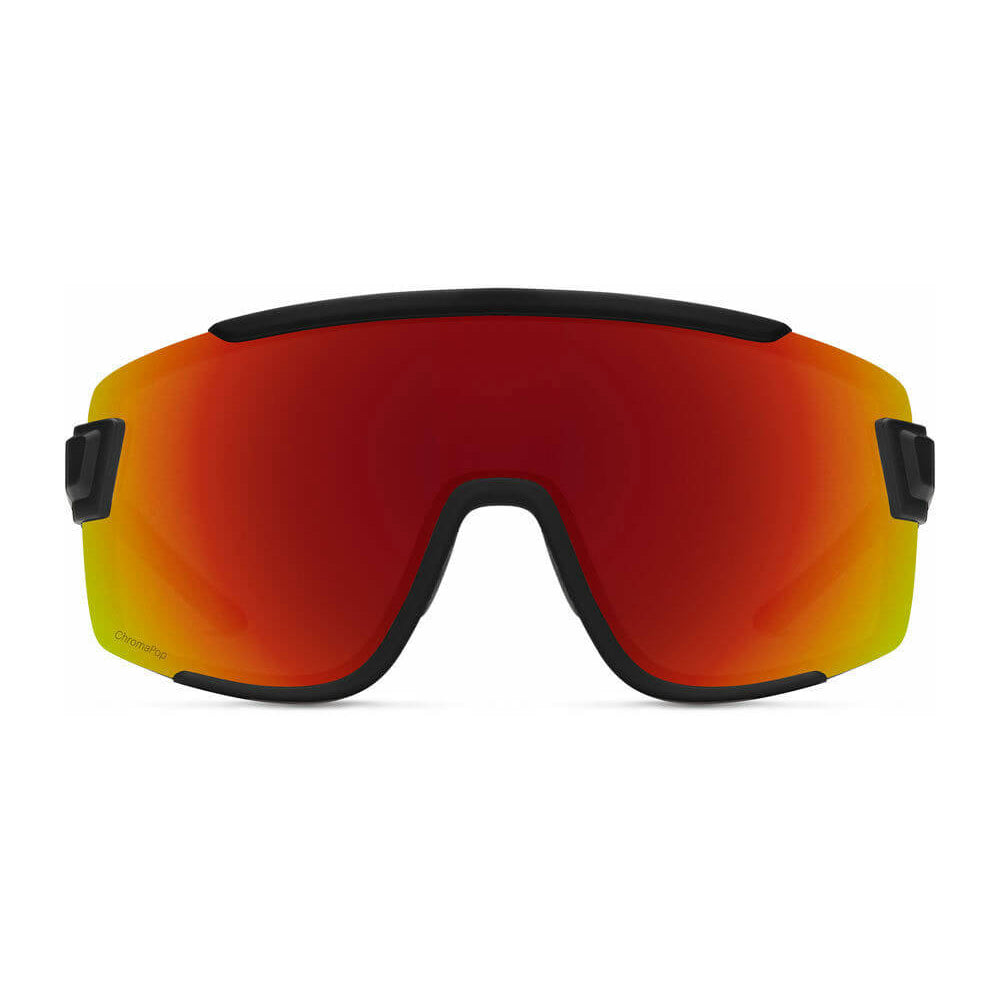 Smith Wildcat Sunglasses - Matte Black - Chromapop Sun Red Mirror Lens