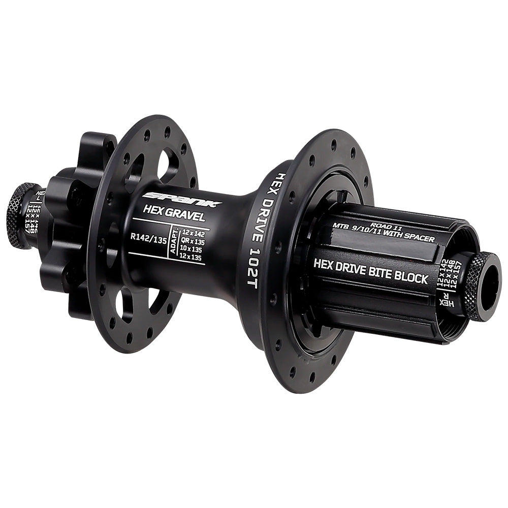 Spank Flare 24 OC Vibrocore Rear Wheel - Not Applicable - 12x142mm-QRx135mm - 6 Bolt - Rear - 27.5 Inch