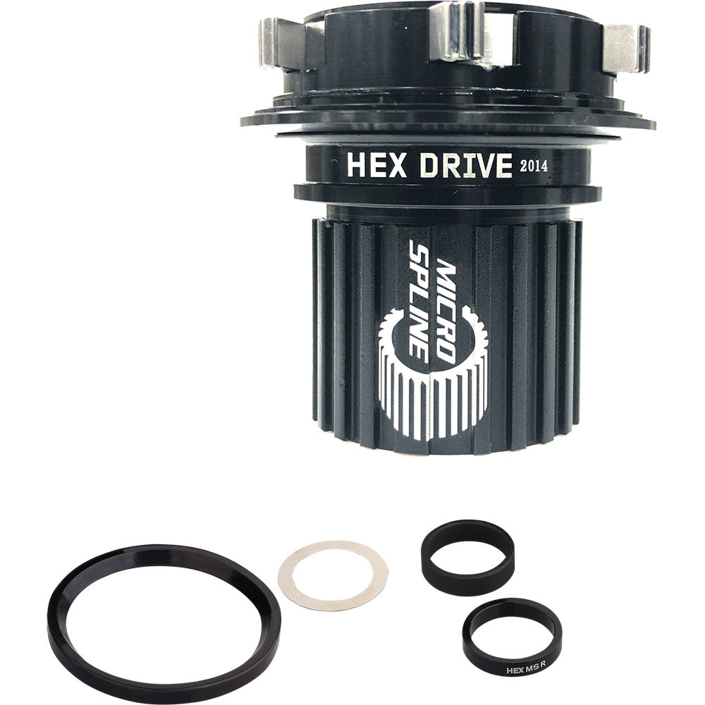 Spank Hex Hub Freehub Body Kit - Shimano Micro Spline - Alloy