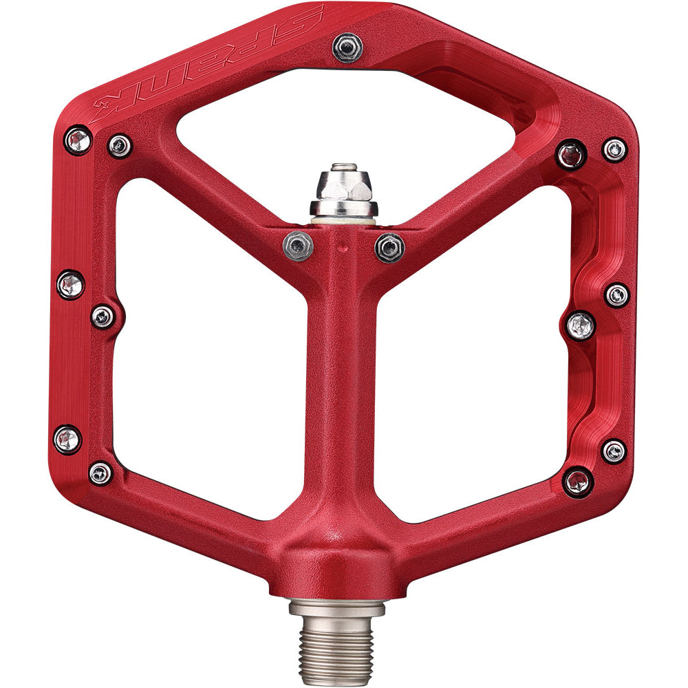 Spank Oozy Trail Flat Pedals - Red - V2