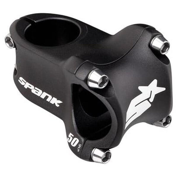 Spank Spike Race 2 Stem - Black - 31.8mm - 50mm x 0 Degree - 1 1-8th Inch