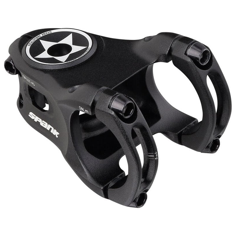 Spank Split 35 Stem - Black - 35mm - 45mm x 0 Degree - 1 1-8th Inch