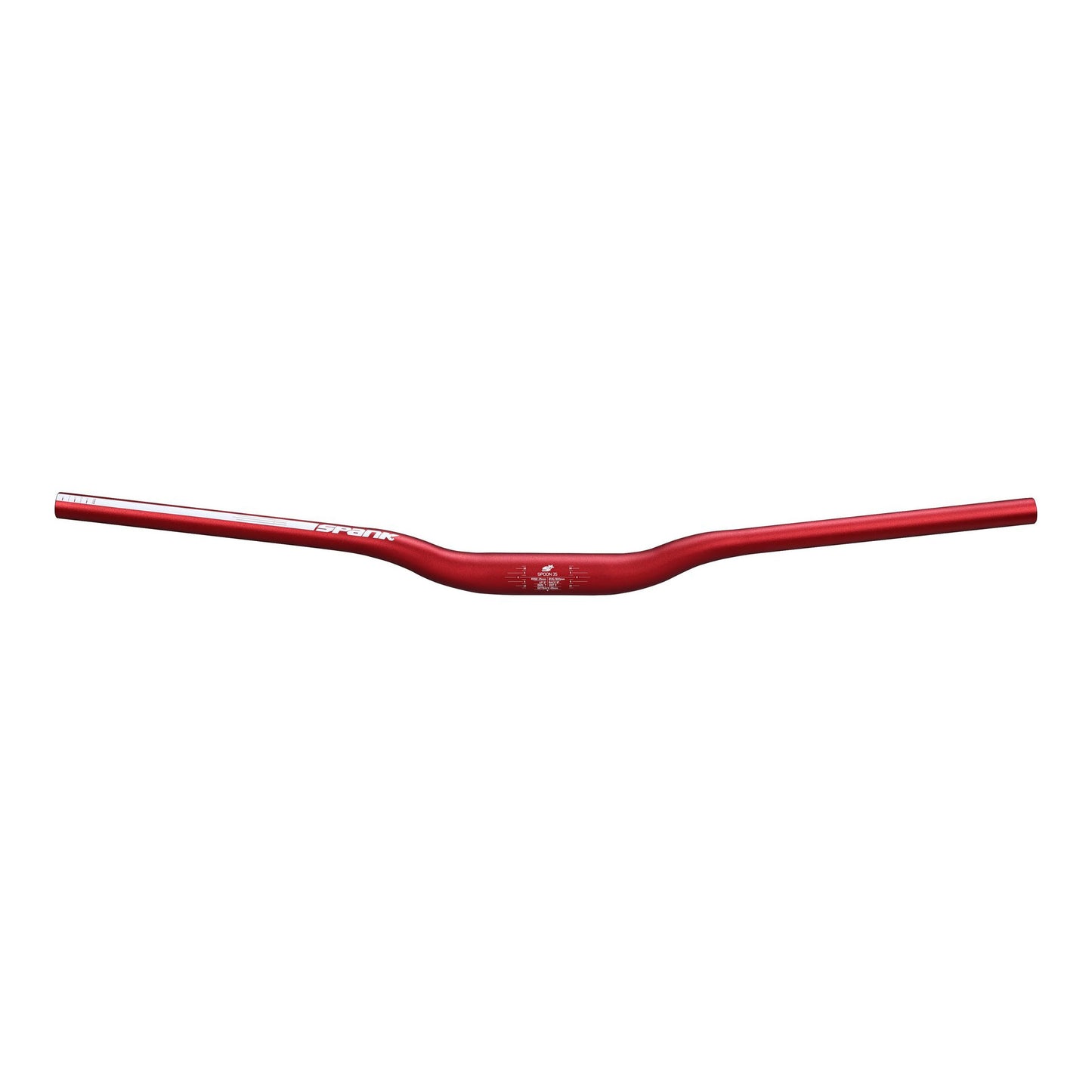 Spank Spoon 35 Alloy Bars - Red - 35 - 25 Rise - 800