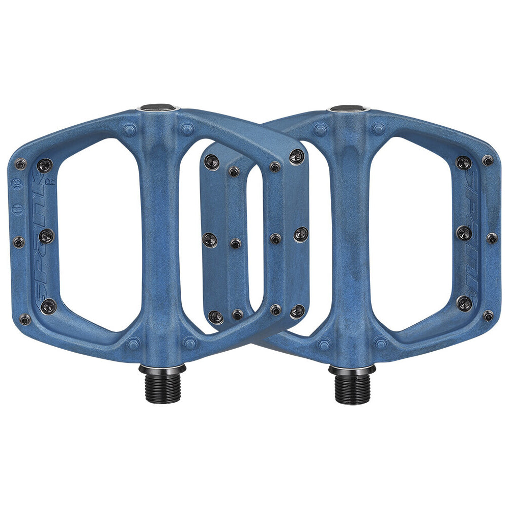 Spank Spoon DC Alloy Pedals - Blue