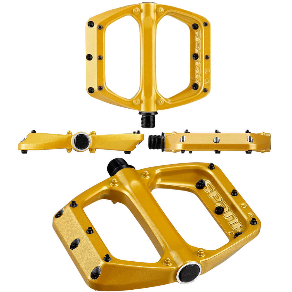 Spank Spoon DC Alloy Pedals - Gold