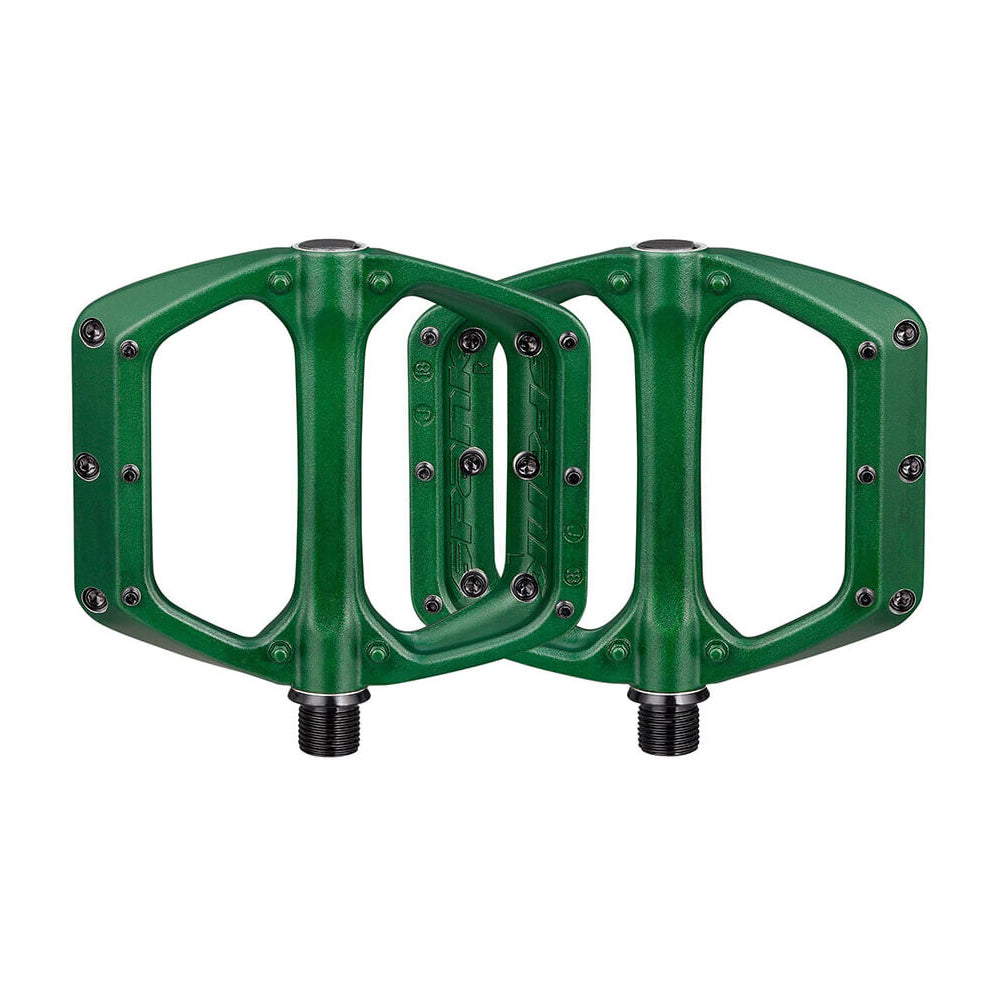 Spank Spoon DC Alloy Pedals - Green