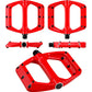Spank Spoon DC Alloy Pedals - Red