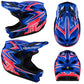 TLD D4 Composite MIPS Helmet - M-L - Volt Blue