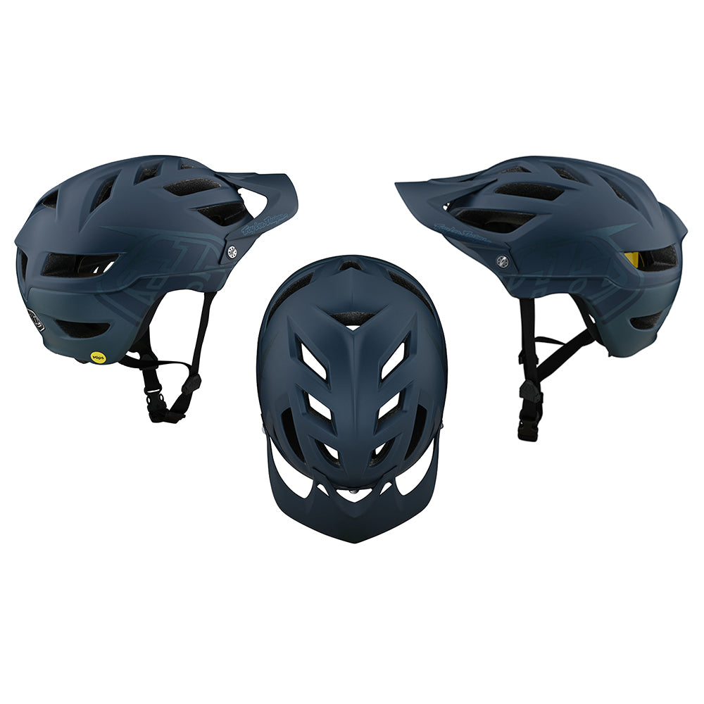 TLD A1 MIPS Helmet - M-L - Classic Slate Blue