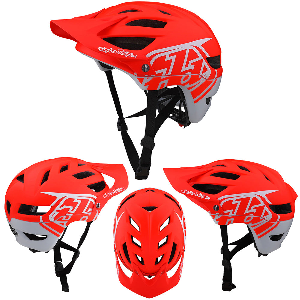 TLD A1 Youth Helmet - Youth - One Size Fits Most - Drone Red