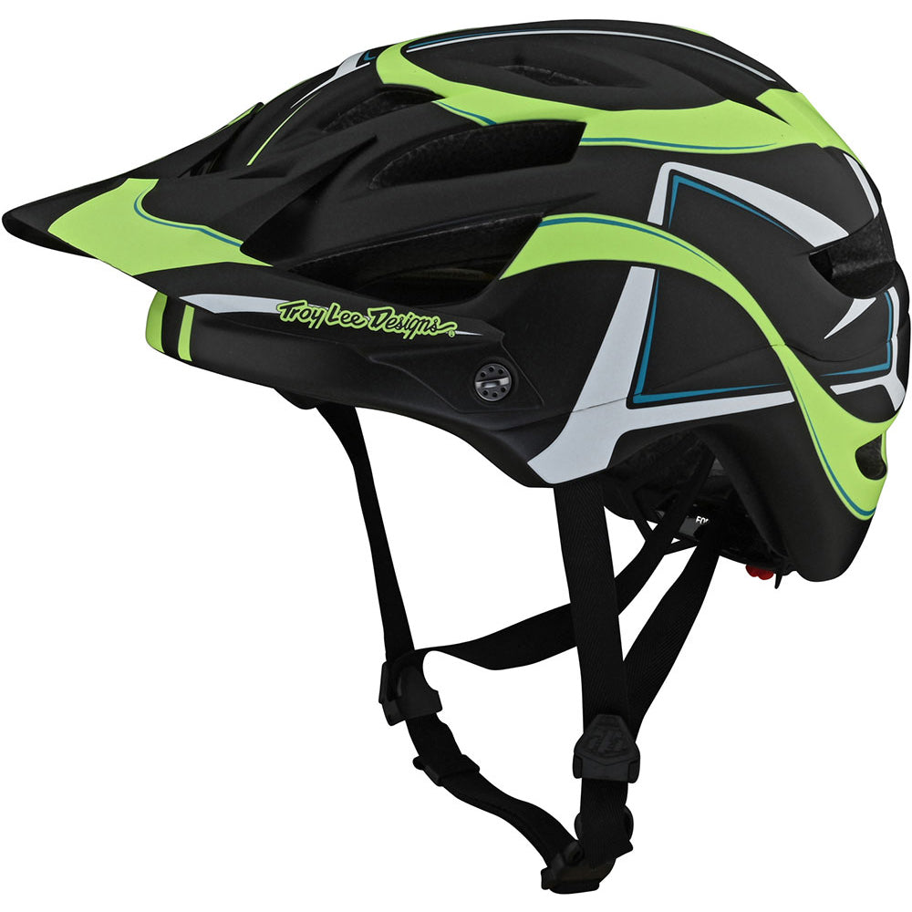 TLD A1 MIPS Youth Helmet - Youth - One Size Fits Most - Welter Black - Green