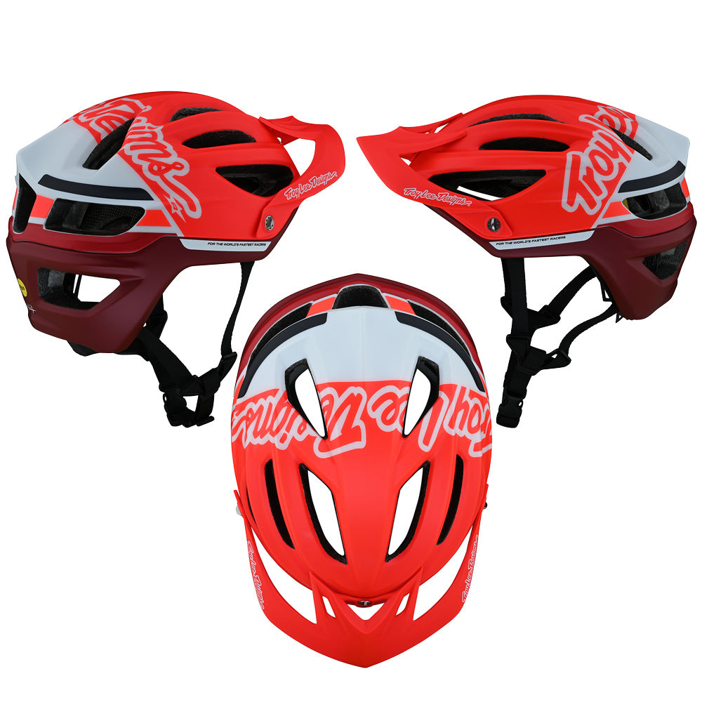 TLD A2 MIPS Helmet - M-L - Silhouette Red - AS-NZS 2063-2008 Standard