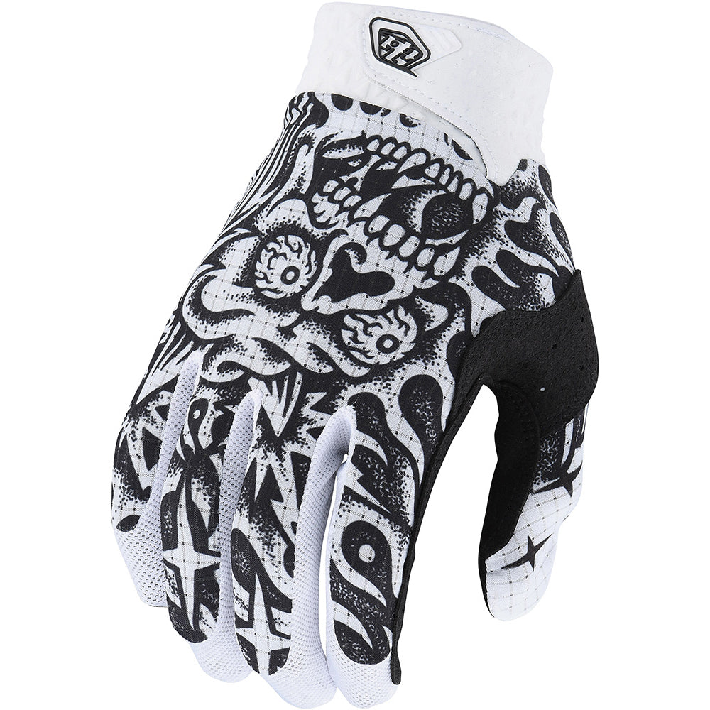 TLD Air Gloves - XL - Skull Demon White - Black