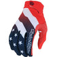 TLD Air Gloves - L - Stripes and Stars Red