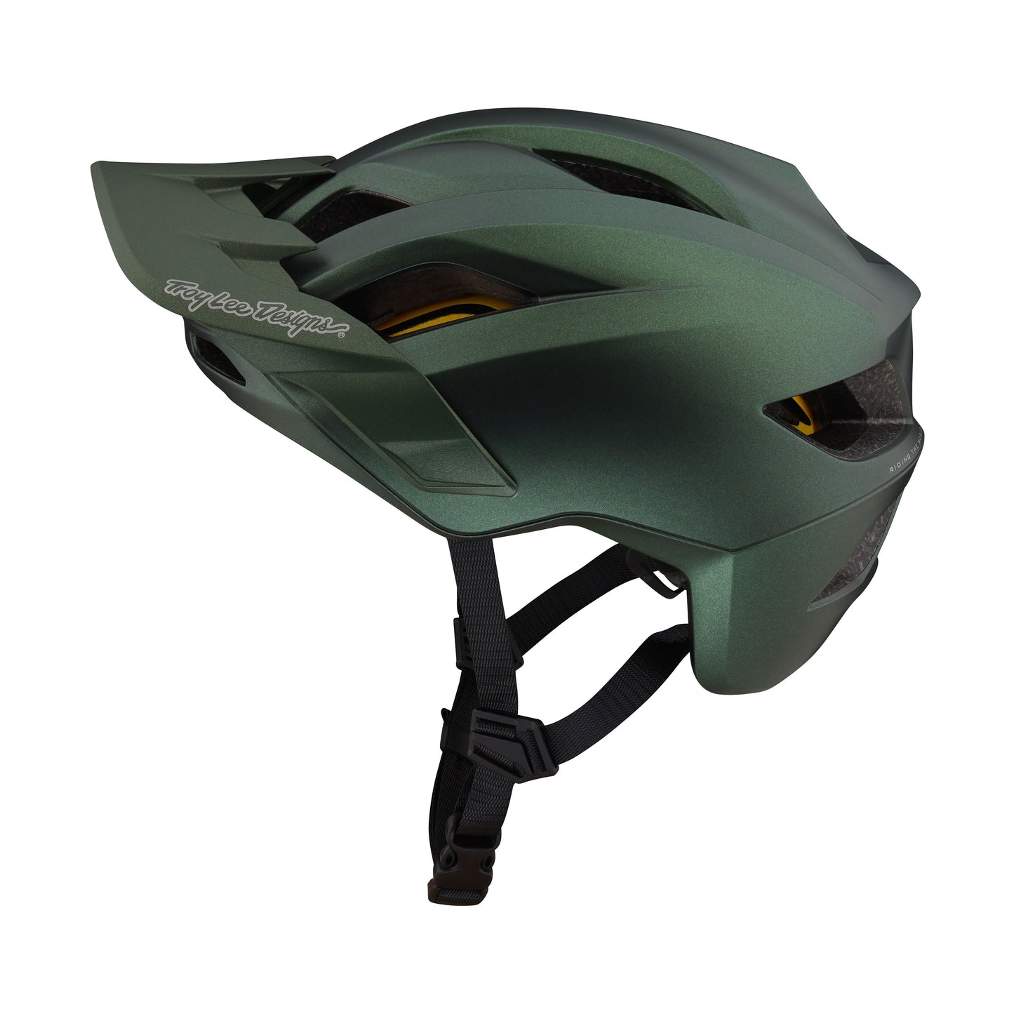 TLD Flowline MIPS Youth Helmet - Youth - One Size Fits Most - Orbit Forest Green