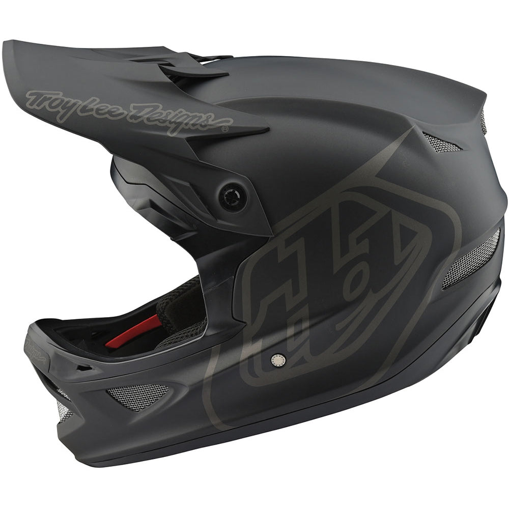 TLD D3 Fiberlite Helmet - 2XL - Matte Mono Black