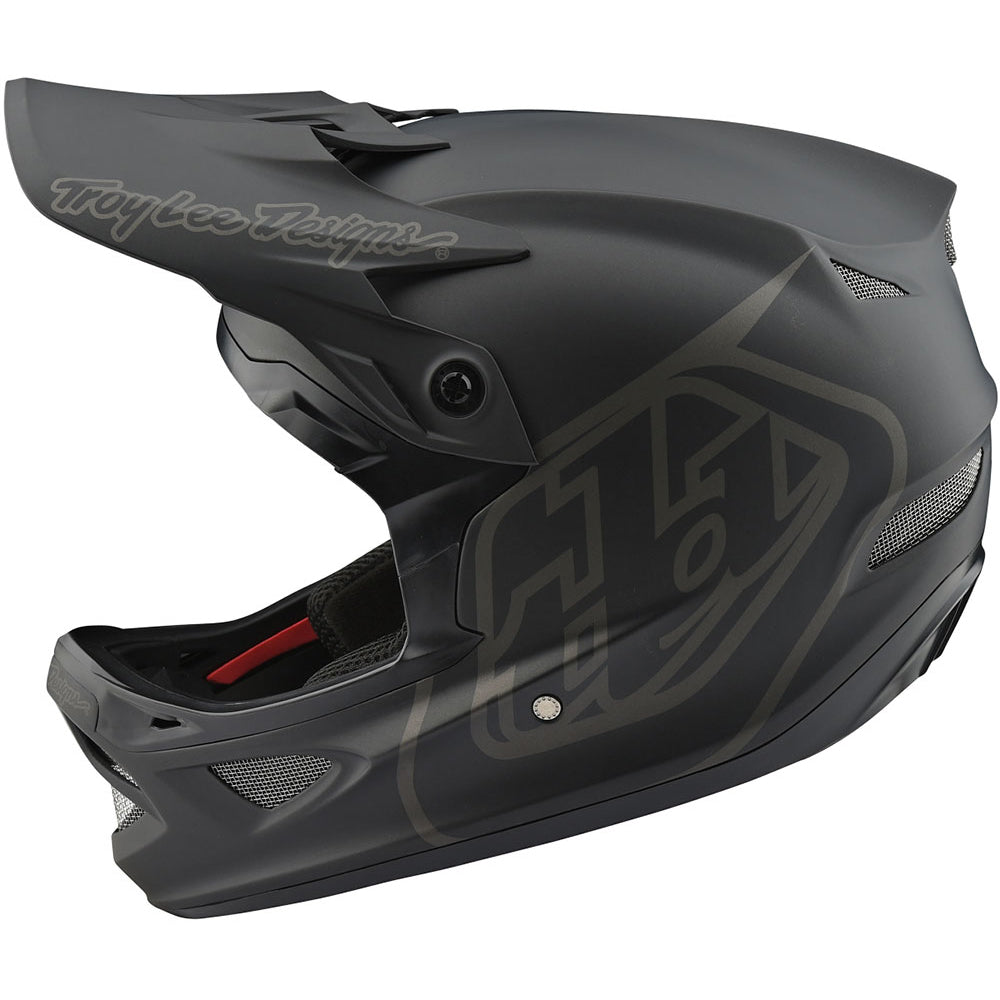TLD D3 Fiberlite Helmet - S - Matte Mono Black