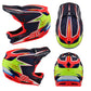 TLD D4 Carbon MIPS Helmet - XL-2XL - Lines Black - Red