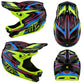 TLD D4 Carbon MIPS Helmet - XL-2XL - Volt Black - Fluro Yellow