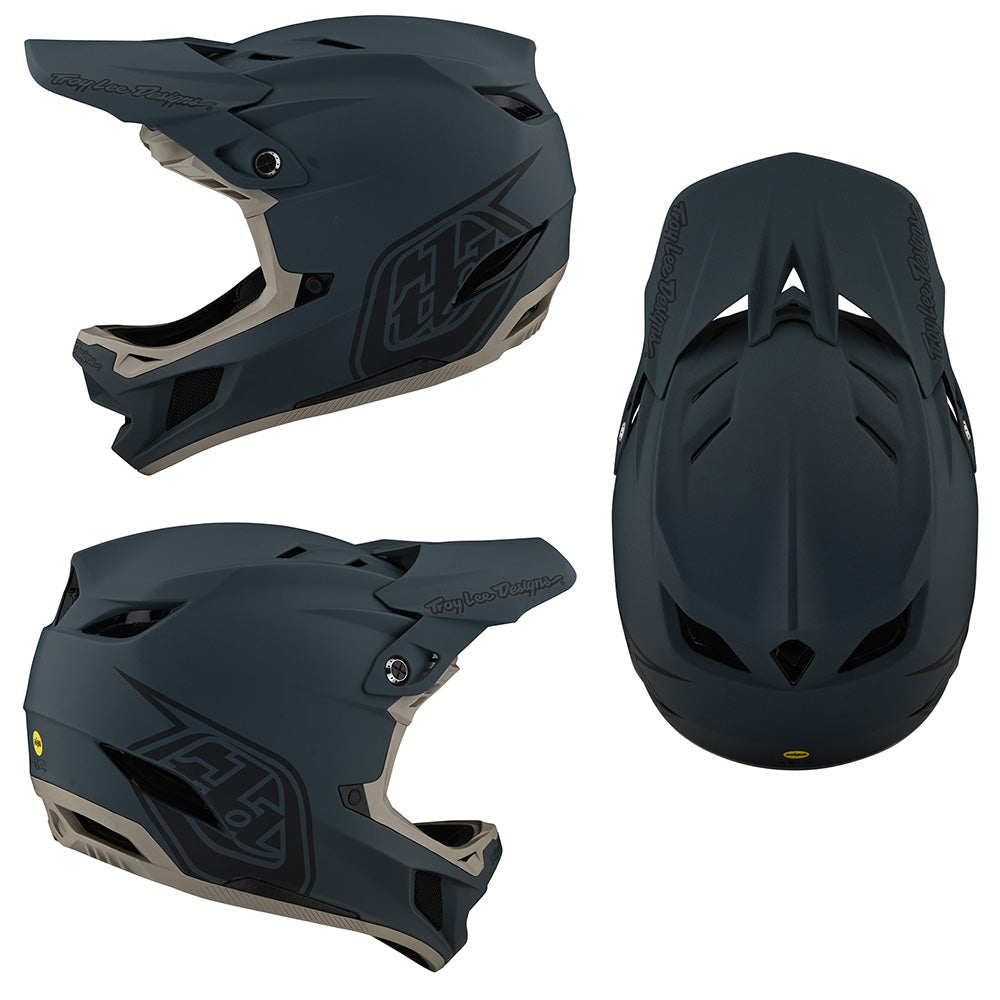 TLD D4 Composite MIPS Helmet - M-L - Stealth Grey
