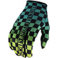 TLD Flowline Gloves - 2XL - Checkers Green - Black