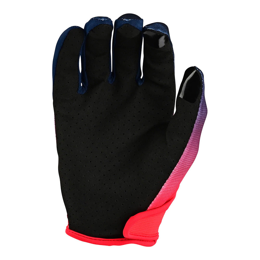 TLD Flowline Gloves - L - Faze Red - Navy