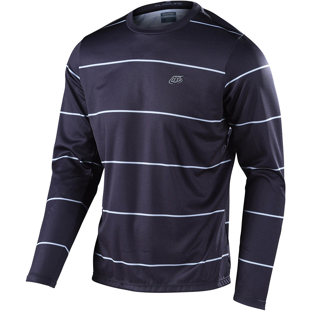 TLD Flowline Long Sleeve Jersey - M - Revert Black