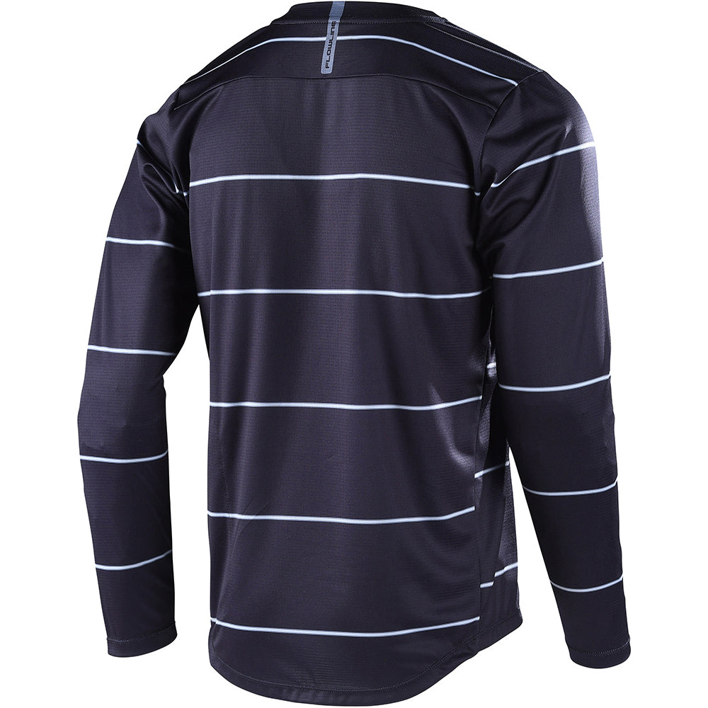 TLD Flowline Long Sleeve Jersey - M - Revert Black