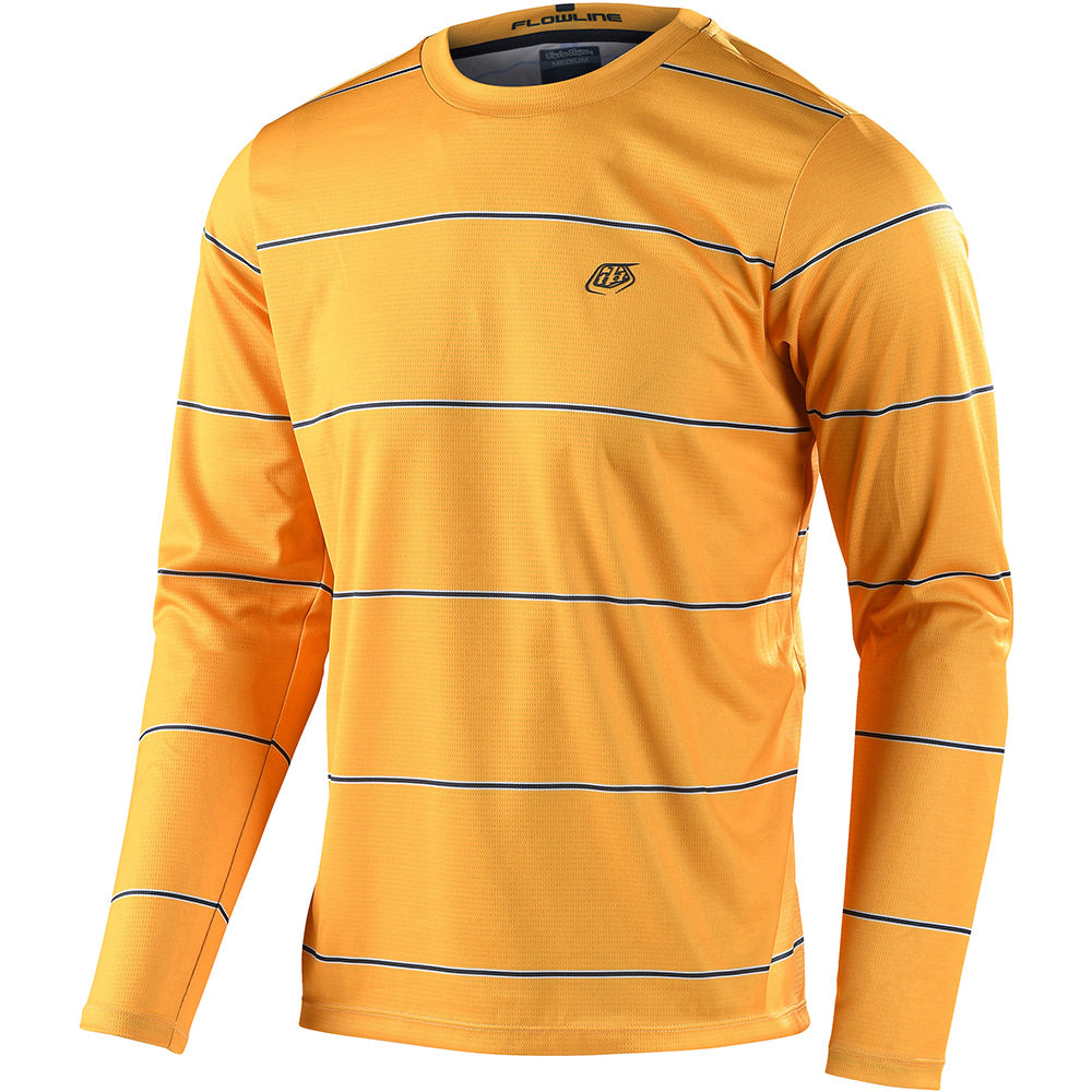 TLD Flowline Long Sleeve Jersey - M - Revert Honey