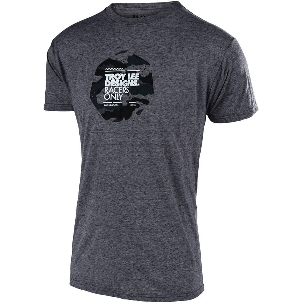 TLD Flowline Short Sleeve Jersey - S - Race Camo Salt Pepper