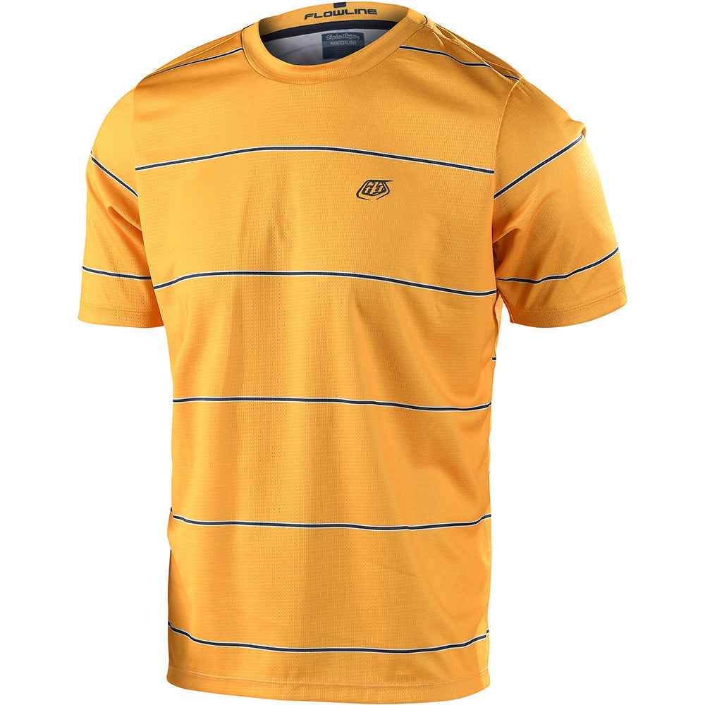 TLD Flowline Short Sleeve Jersey - XL - Revert Honey