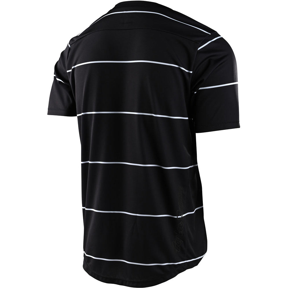 TLD Flowline Short Sleeve Jersey - S - Stacked Black