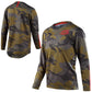 TLD Flowline Youth Long Sleeve Jersey - Youth XL - Spray Camo Army