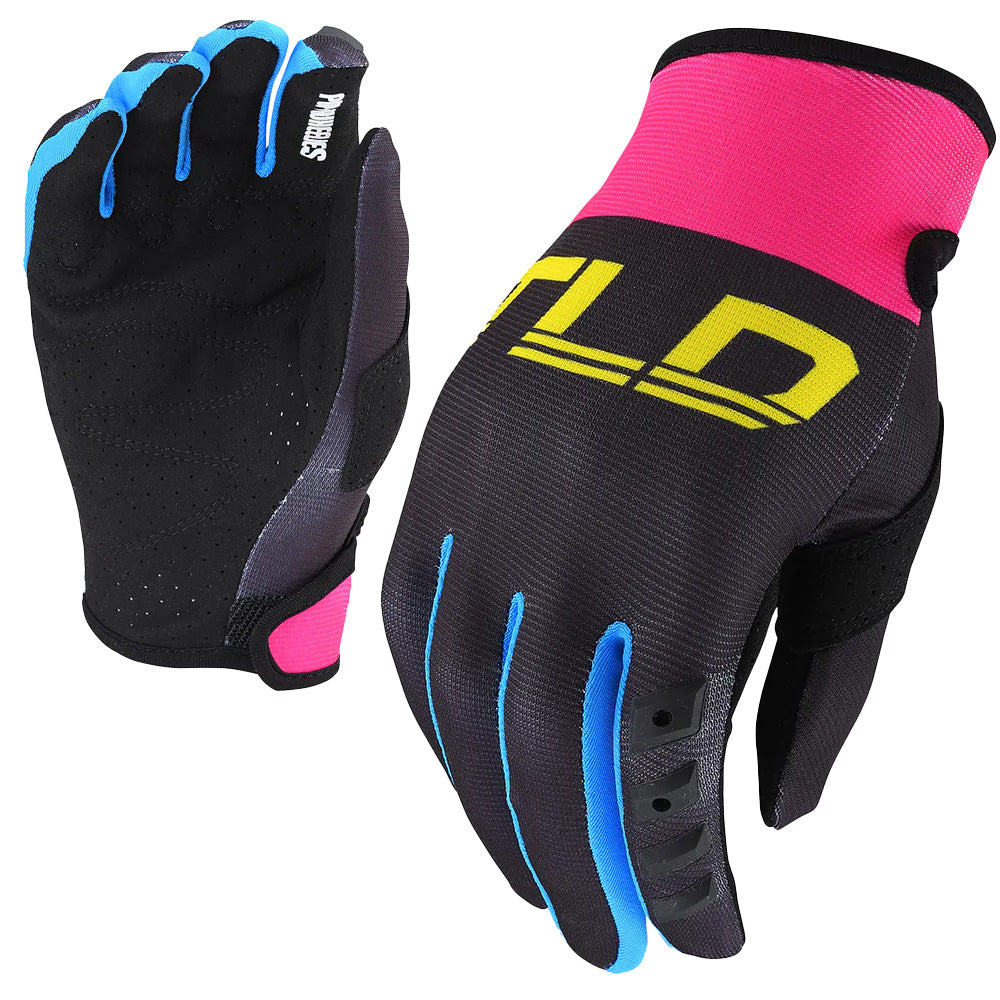 TLD GP Women's Gloves - Women's S - Black - Yellow