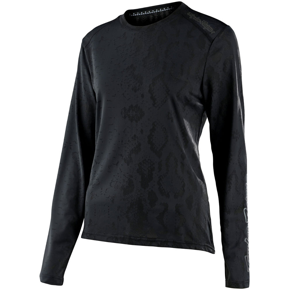 TLD Lilium Women's Long Sleeve Jersey - XL - Snake Black