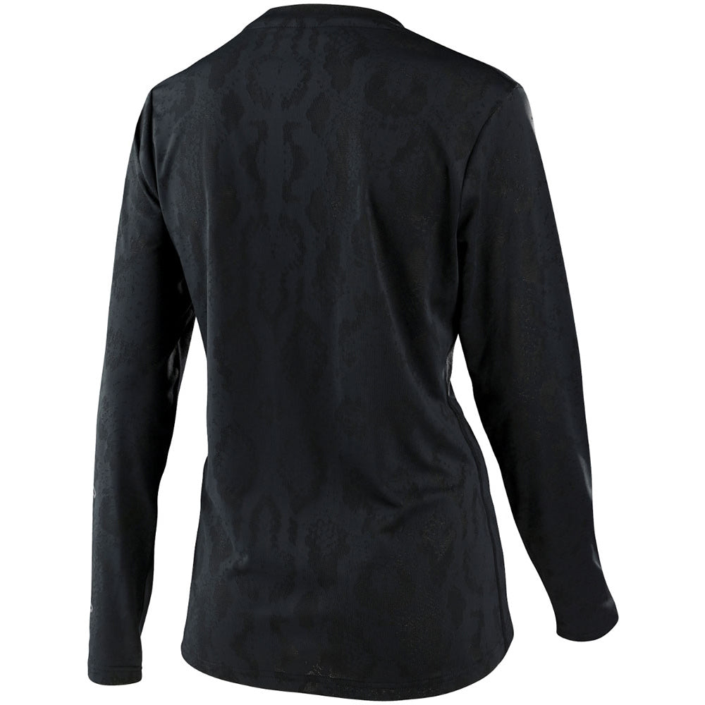 TLD Lilium Women's Long Sleeve Jersey - M - Snake Black