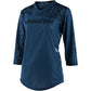 TLD Mischief Women's 3-4 Sleeve Jersey - XS - Floral Blue