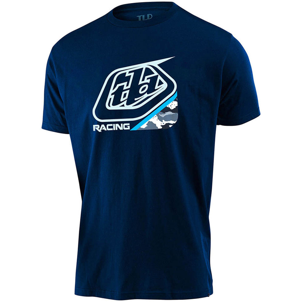 TLD Precision 2.0 Camo Youth Tee - Youth S - Navy