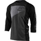TLD Ruckus 3-4 Sleeve Jersey - M - Tres Heather Grey - Charcoal