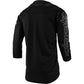 TLD Ruckus 3-4 Sleeve Jersey - S - Tres Heather Grey - Charcoal