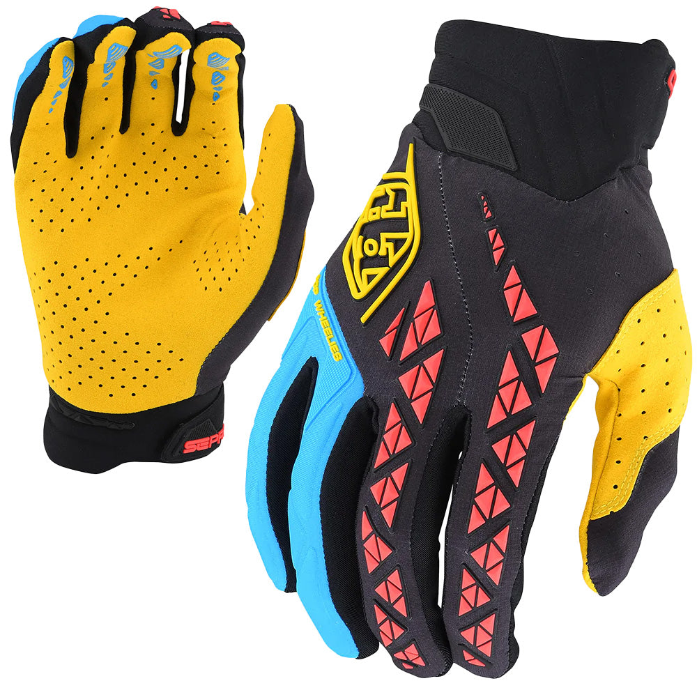 TLD SE Pro Gloves - M - Black - Yellow