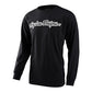 TLD Signature Long Sleeve Tee - S - Black