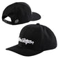 TLD Signature Snapback Hat - One Size Fits Most - Black - White