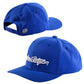 TLD Signature Snapback Hat - One Size Fits Most - Blue - White