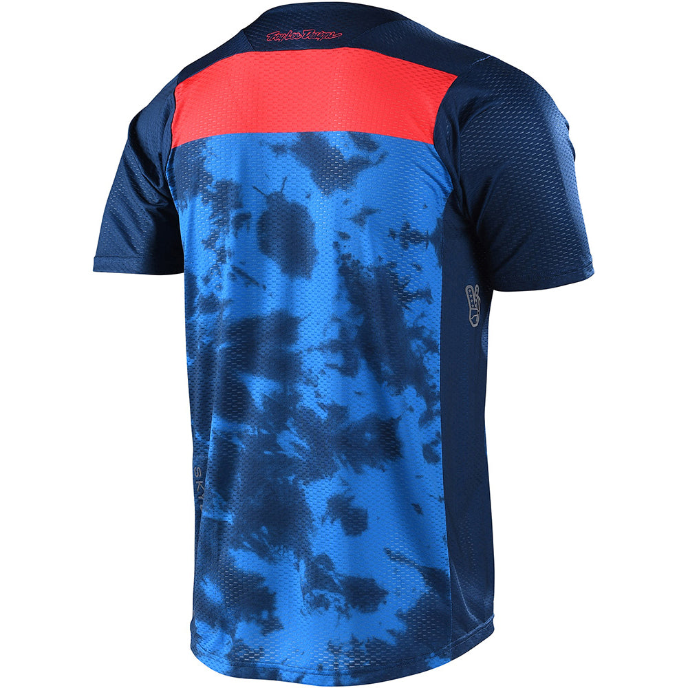 TLD Skyline Air Short Sleeve Jersey - XL - Breaks Dark Slate Blue