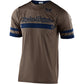 TLD Skyline Air Short Sleeve Jersey - S - Factory Walnut - Navy